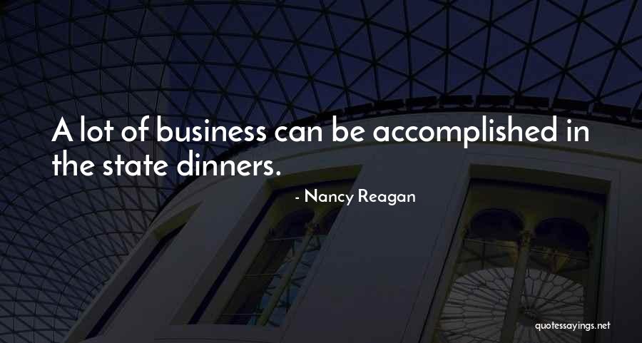 Cacique Quotes By Nancy Reagan