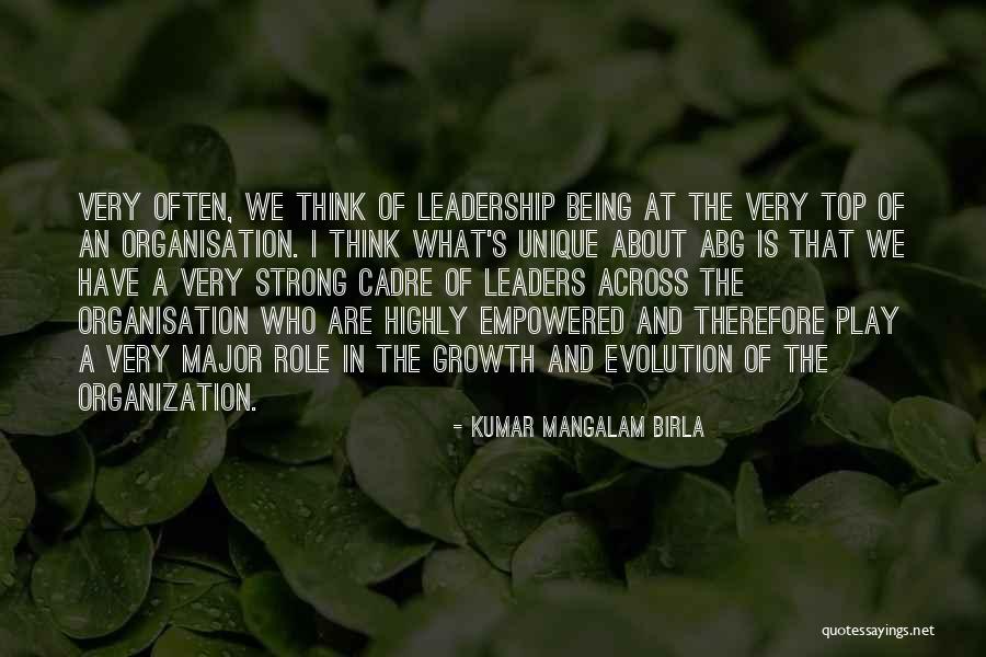 Cadre Quotes By Kumar Mangalam Birla