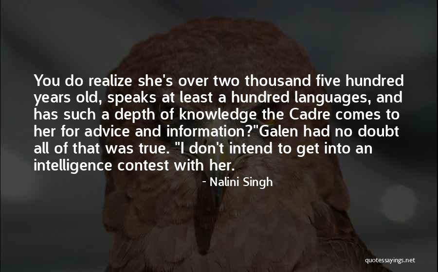 Cadre Quotes By Nalini Singh