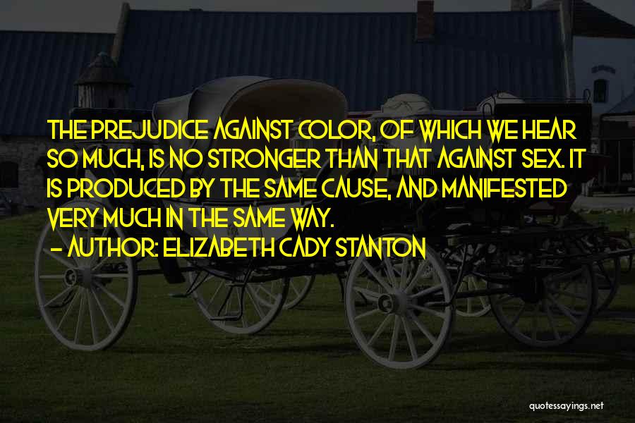 Cady Quotes By Elizabeth Cady Stanton