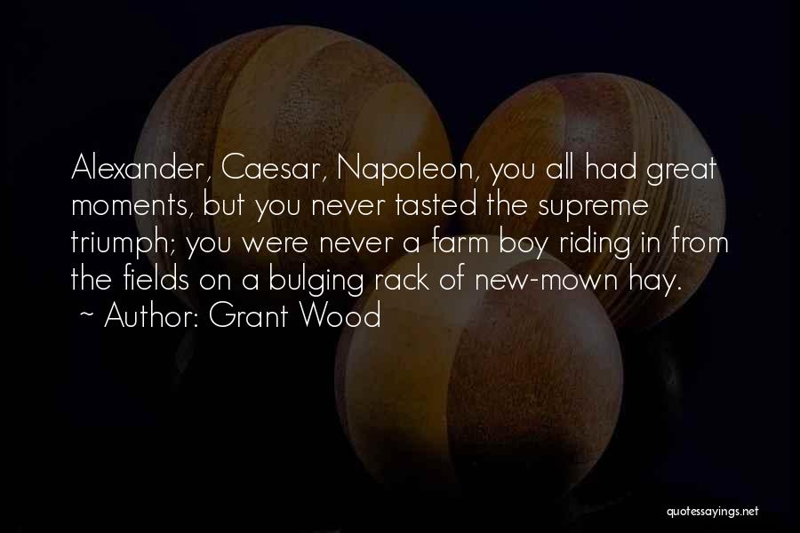 Caesar Quotes By Grant Wood