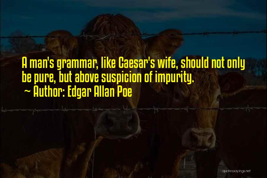 Caesar's Wife Quotes By Edgar Allan Poe