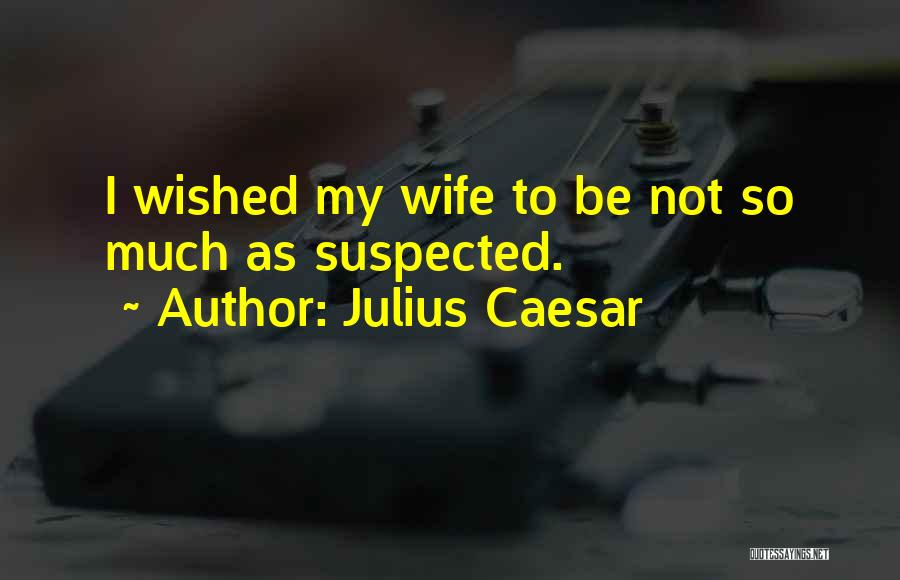 Caesar's Wife Quotes By Julius Caesar