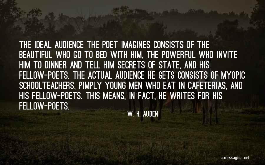 Cafeterias Inc Quotes By W. H. Auden Cafeterias Inc Quotes By W. H. Auden