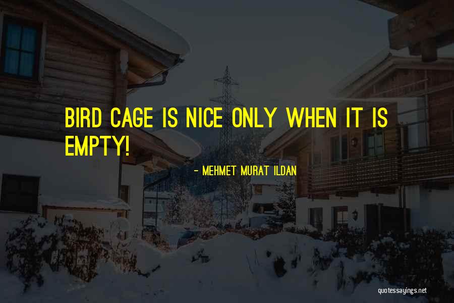 Cage Bird Quotes By Mehmet Murat Ildan