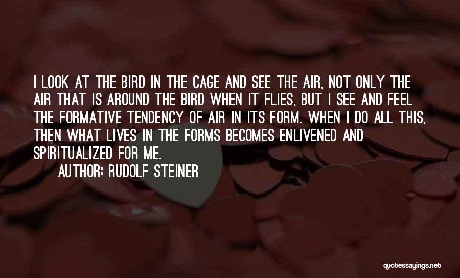 Cage Bird Quotes By Rudolf Steiner