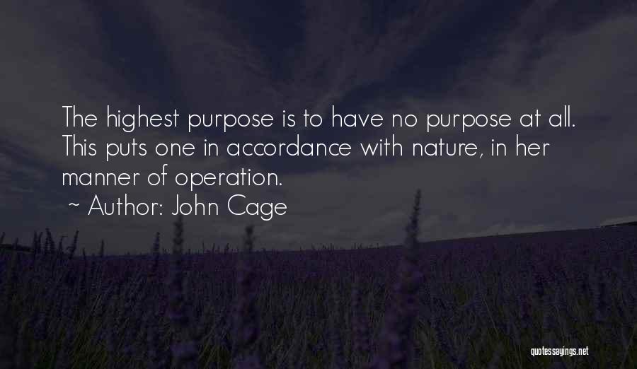 Cage Quotes By John Cage