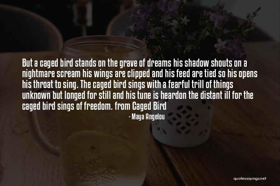 Caged Bird Sings Quotes By Maya Angelou