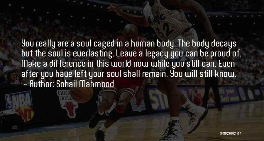 Caged Soul Quotes By Sohail Mahmood