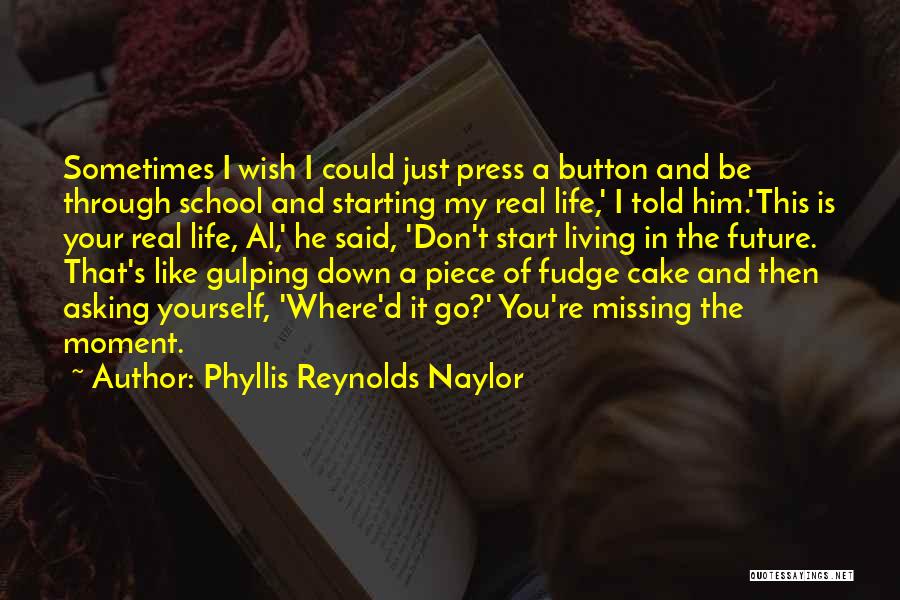 Cake And Life Quotes By Phyllis Reynolds Naylor