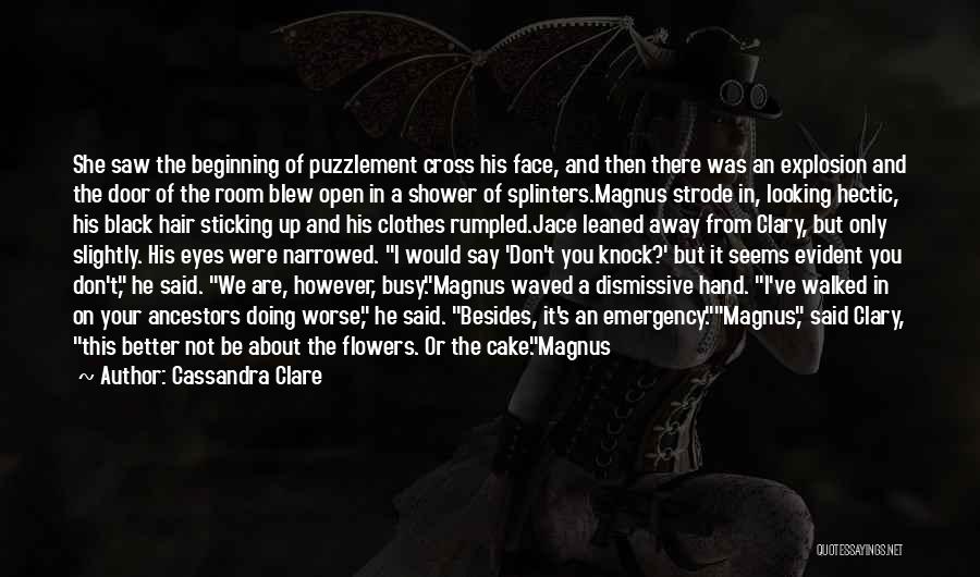 Cake In The Face Quotes By Cassandra Clare