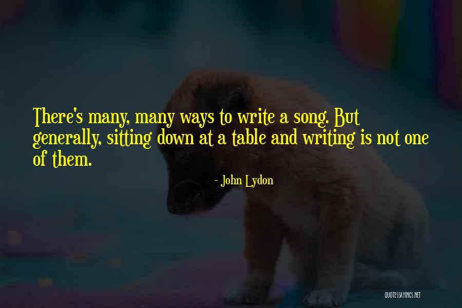 Calandros King Quotes By John Lydon Calandros King Quotes By John Lydon