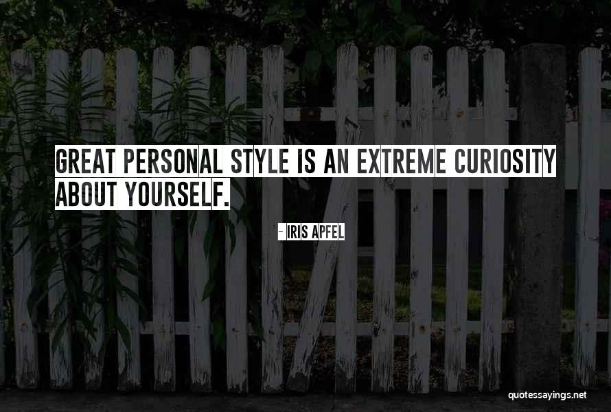 Calcavecchia Mark Quotes By Iris Apfel Calcavecchia Mark Quotes By Iris Apfel