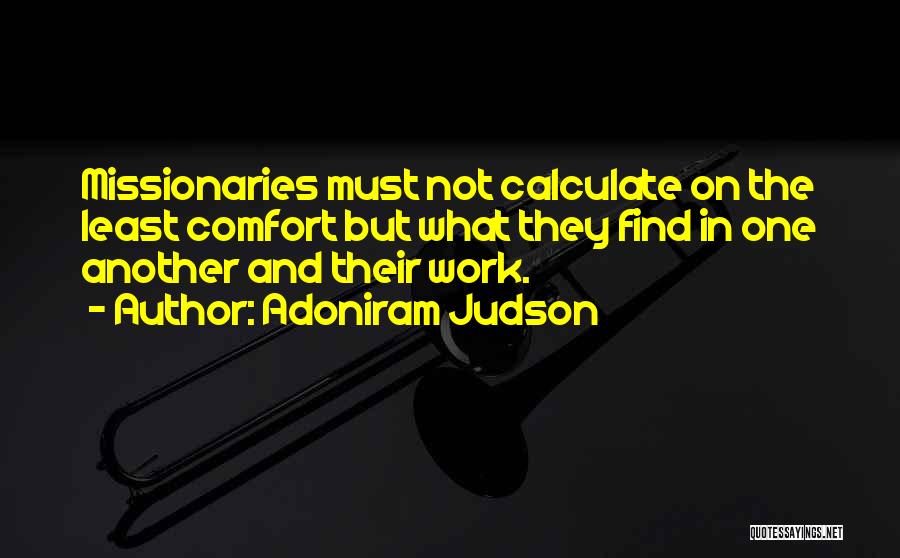 Calculate Quotes By Adoniram Judson