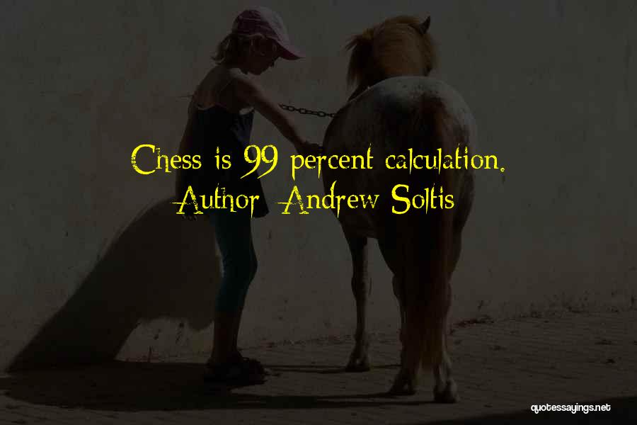 Calculation Quotes By Andrew Soltis