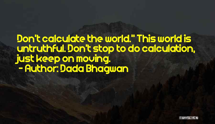 Calculation Quotes By Dada Bhagwan