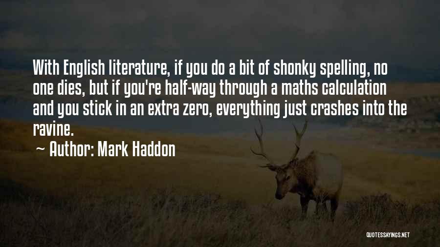 Calculation Quotes By Mark Haddon