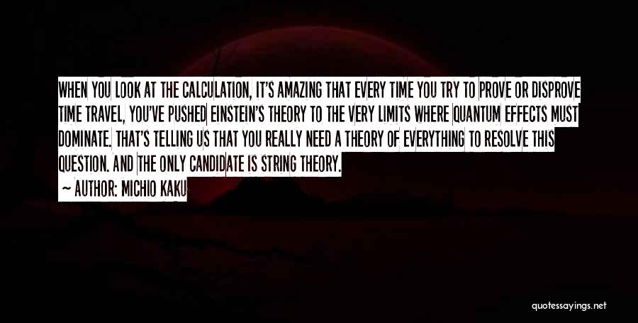 Calculation Quotes By Michio Kaku