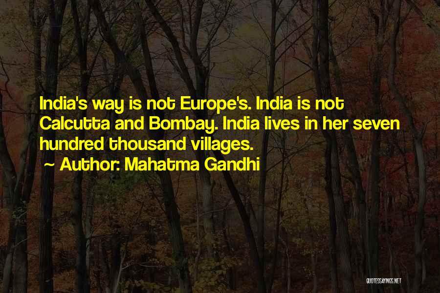 Calcutta Quotes By Mahatma Gandhi