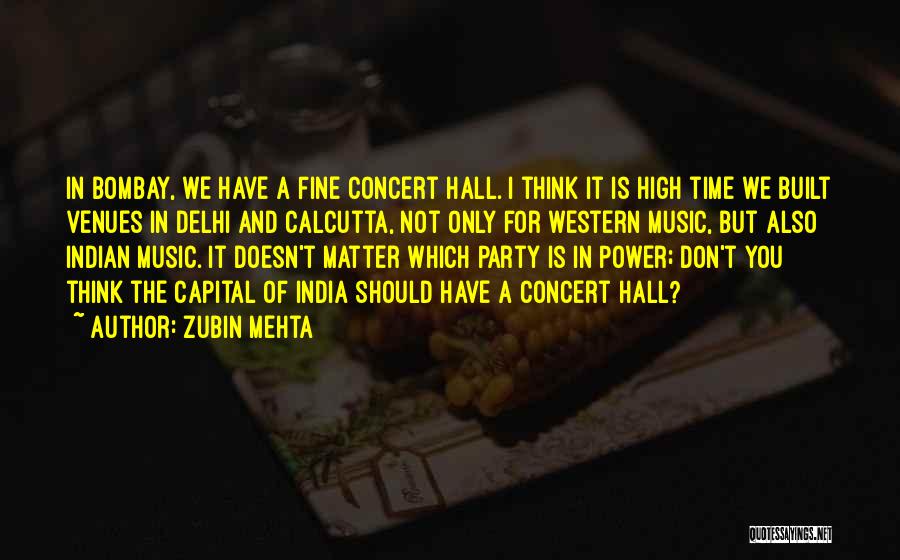 Calcutta Quotes By Zubin Mehta