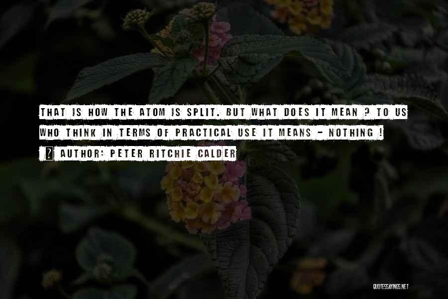 Calder Quotes By Peter Ritchie Calder