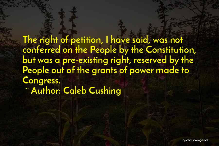 Caleb Cushing Quotes 153229