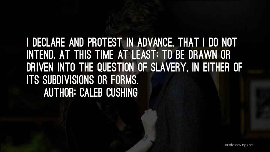 Caleb Cushing Quotes 403032