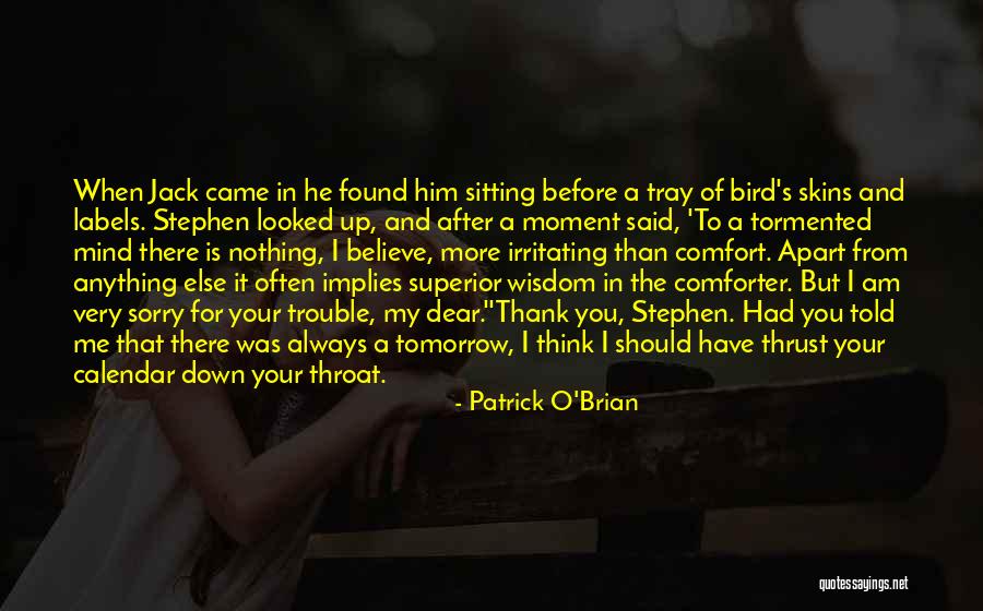 Calendar Of Wisdom Quotes By Patrick O'Brian Calendar Of Wisdom Quotes By Patrick O'Brian