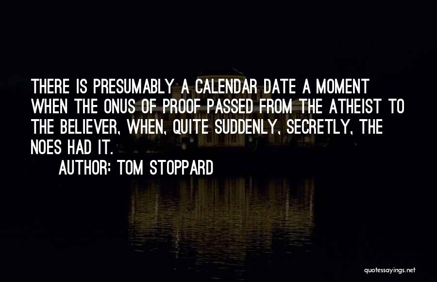 Calendars Quotes By Tom Stoppard