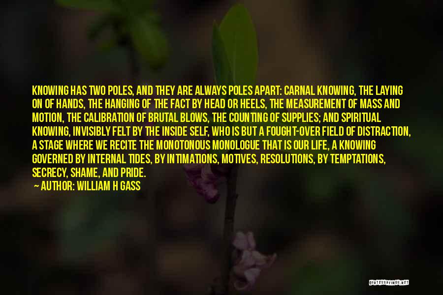 Calibration Quotes By William H Gass