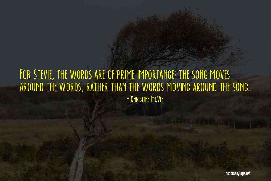 Calificar In English Quotes By Christine McVie Calificar In English Quotes By Christine McVie