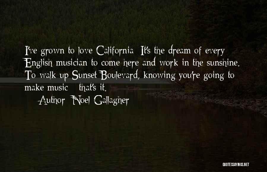 California Love Quotes By Noel Gallagher