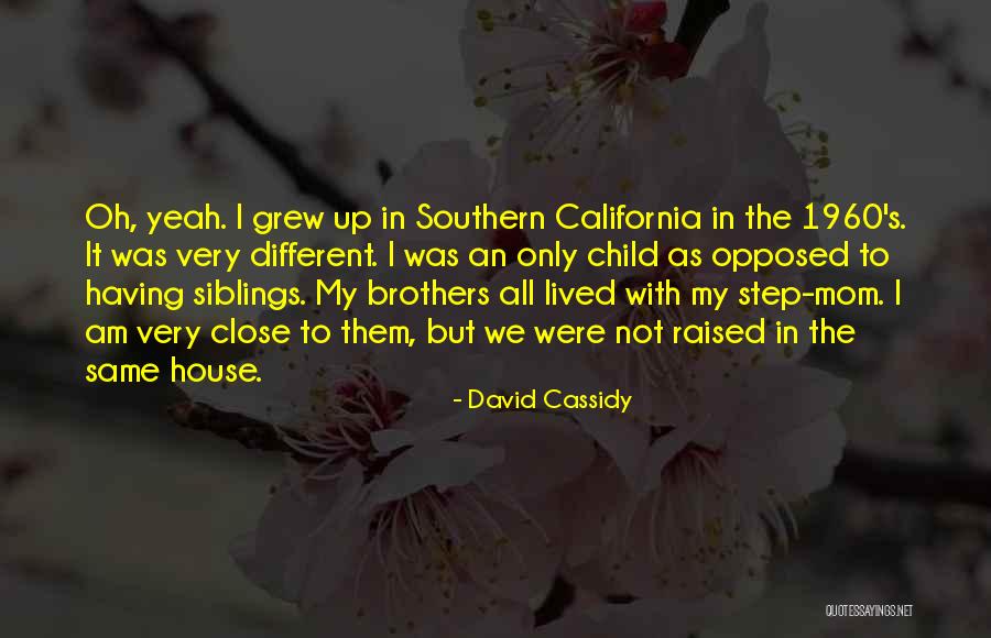 California Raised Quotes By David Cassidy