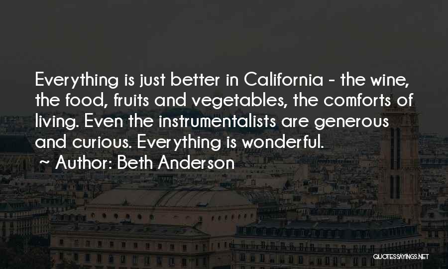 California Wine Quotes By Beth Anderson