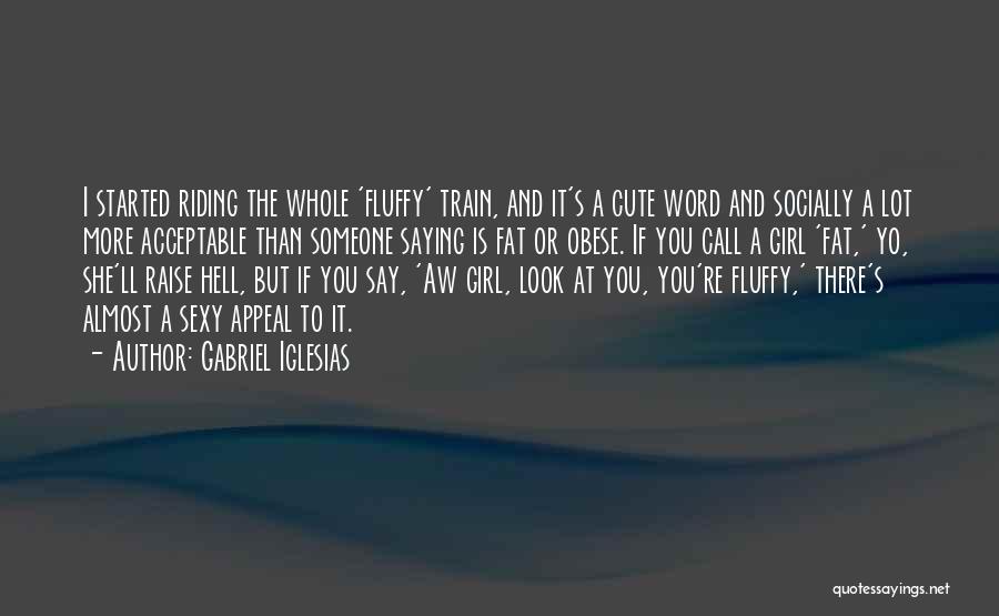 Call A Girl Fat Quotes By Gabriel Iglesias
