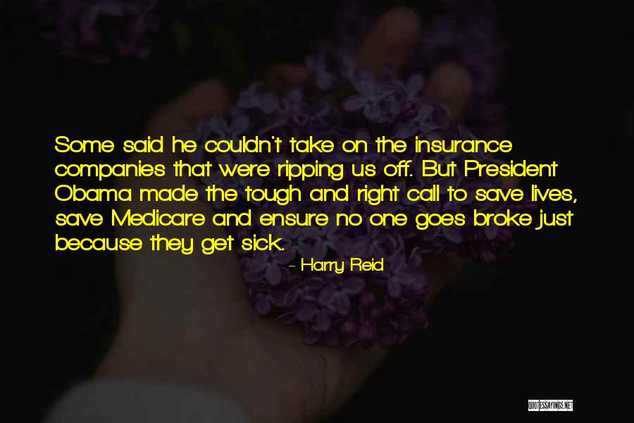 Call For Insurance Quotes By Harry Reid