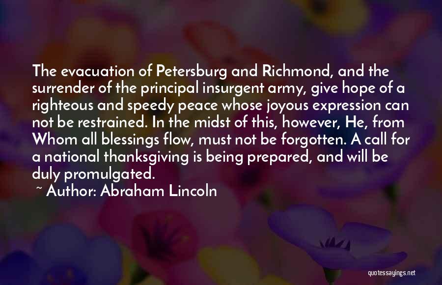 Call For Peace Quotes By Abraham Lincoln