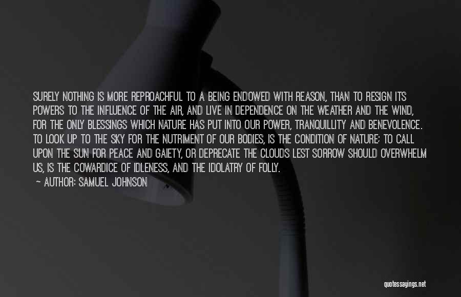 Call For Peace Quotes By Samuel Johnson