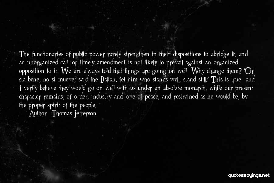 Call For Peace Quotes By Thomas Jefferson
