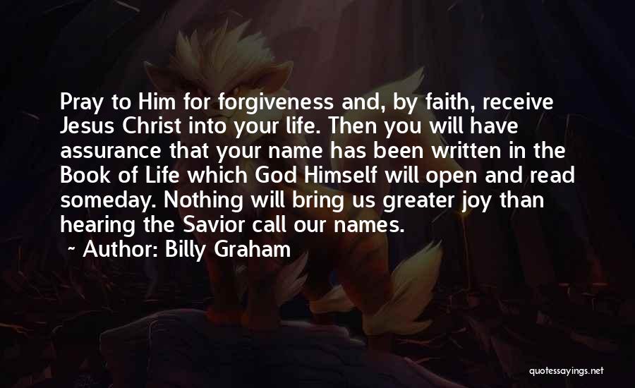Call Me By My Name Book Quotes By Billy Graham