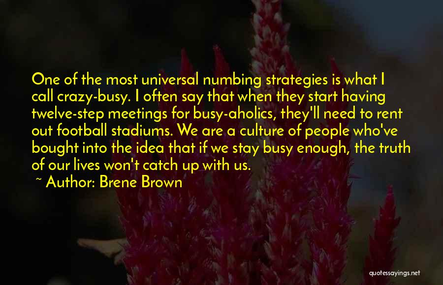 Call Me Crazy But You Really Have No Idea Quotes By Brene Brown