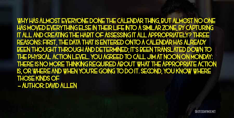 Call Of Action Quotes By David Allen