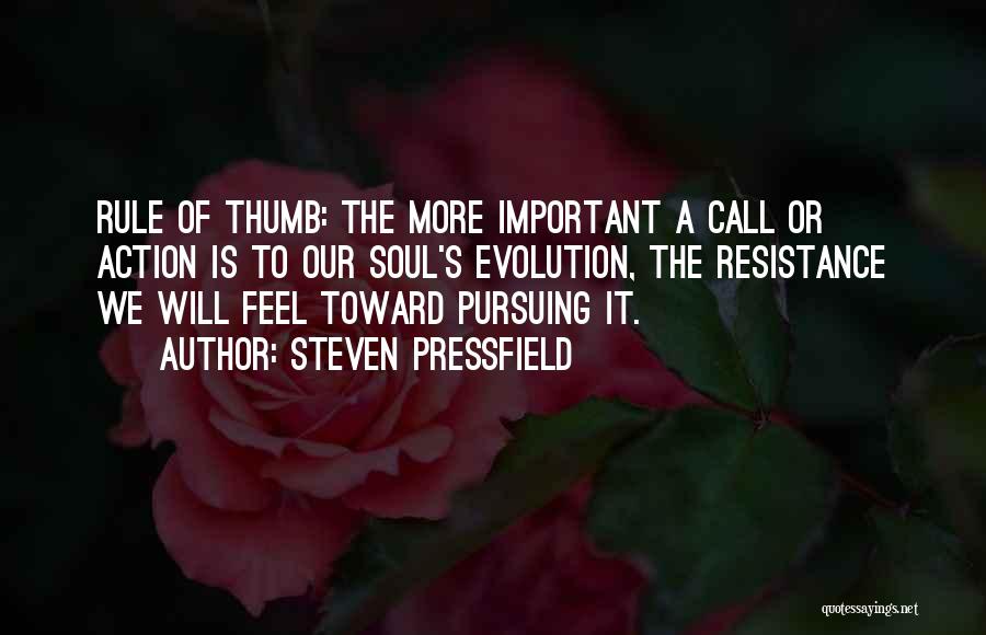 Call Of Action Quotes By Steven Pressfield