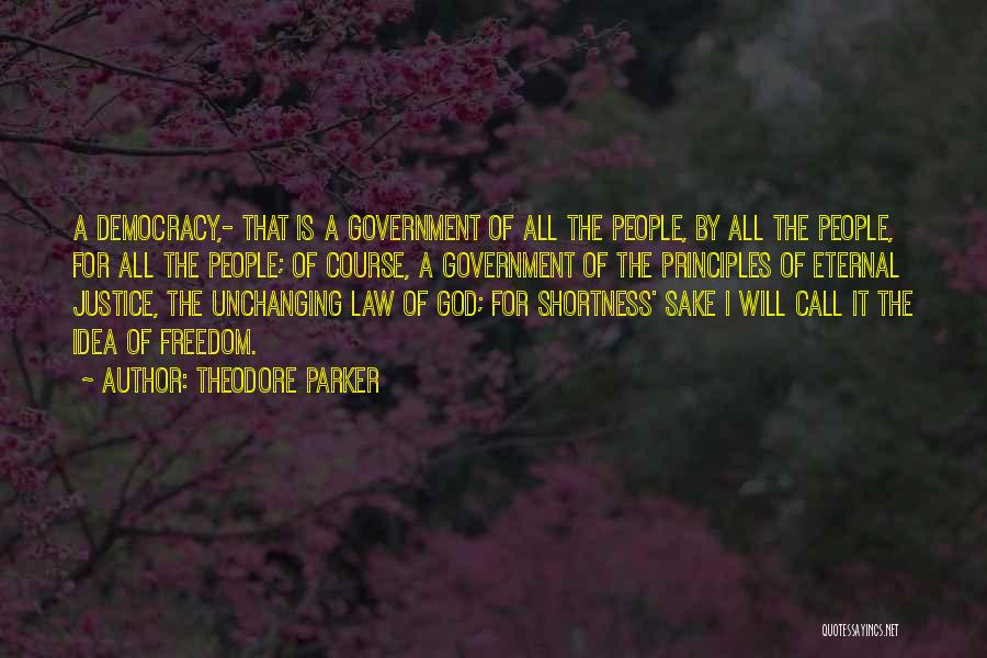 Call Of God Quotes By Theodore Parker