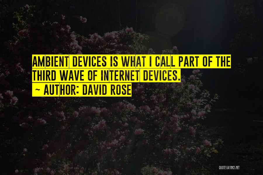 Call Quotes By David Rose