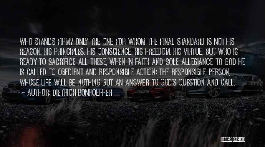 Call To Action Quotes By Dietrich Bonhoeffer