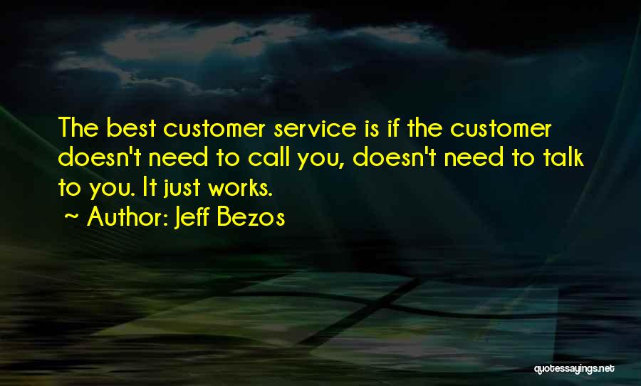 Call To Service Quotes By Jeff Bezos