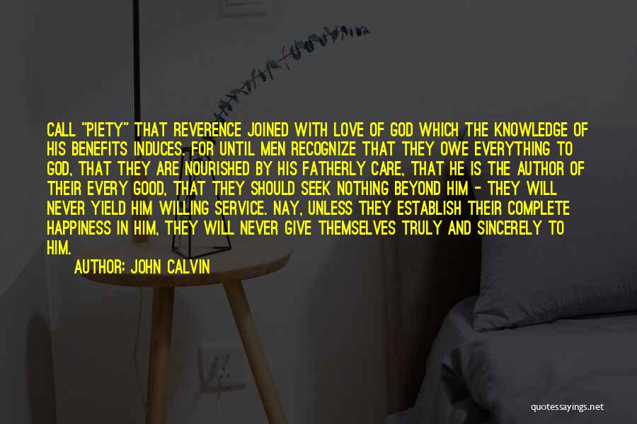 Call To Service Quotes By John Calvin