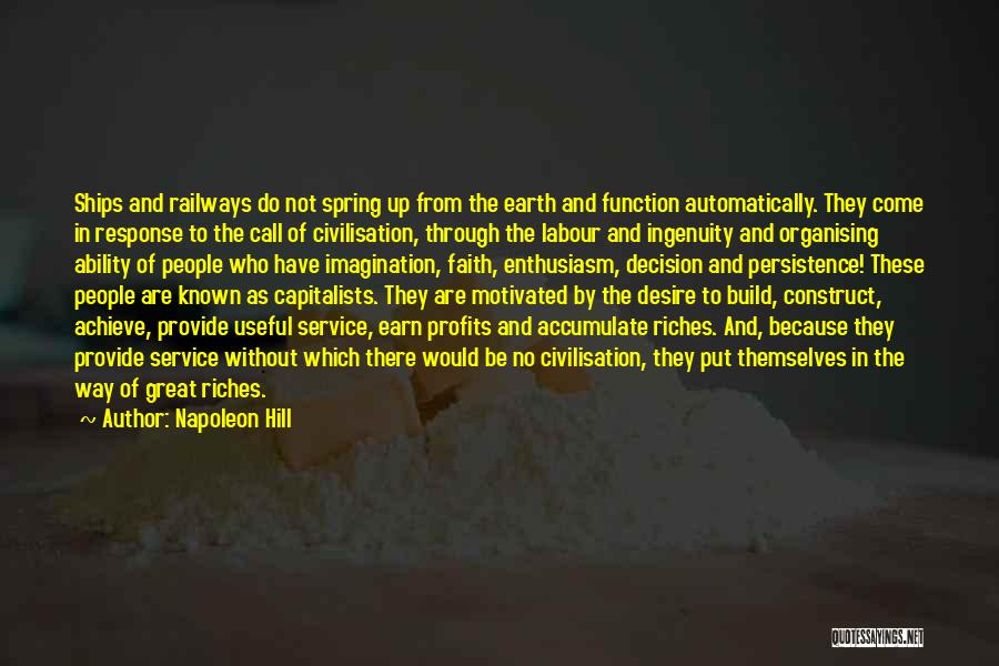 Call To Service Quotes By Napoleon Hill