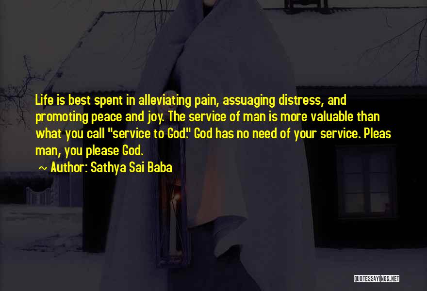 Call To Service Quotes By Sathya Sai Baba